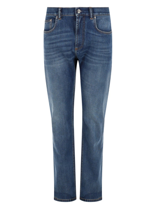 Versace Jeans In Denim Di Cotone
