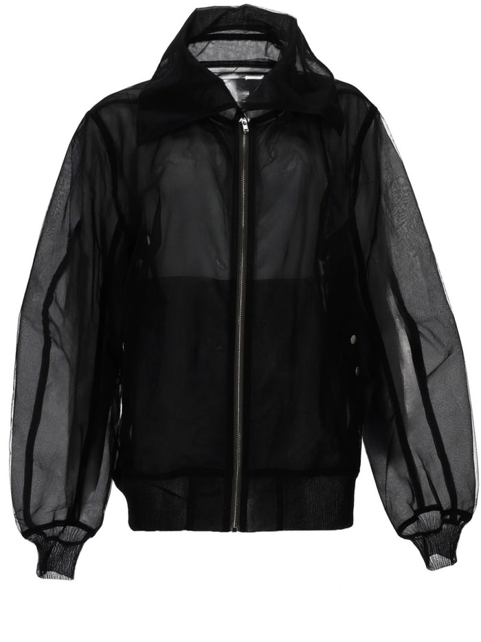 Rick Owens Giacca Bomber "Dracucollar Flight"