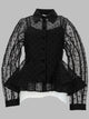 Ganni Camicia "Peplum" In Organza
