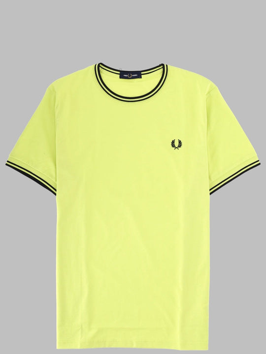 Fred Perry T-Shirt Con Doppia Riga