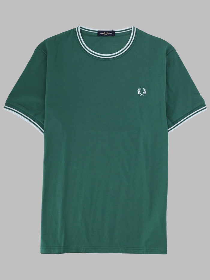 Fred Perry T-Shirt Con Doppia Riga