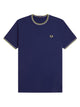 Fred Perry T-Shirt Con Doppia Riga