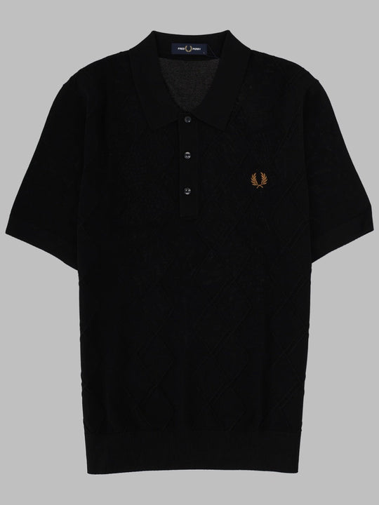 Fred Perry Polo In Maglia Con Logo
