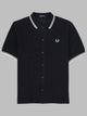 Fred Perry Polo Con Bottoni E Logo