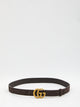 Gucci Dark Brown Suede Belt