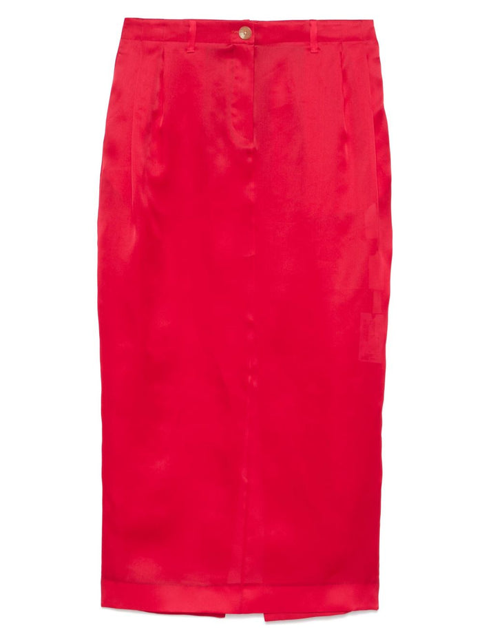 Khaite Lucian Silk Skirt