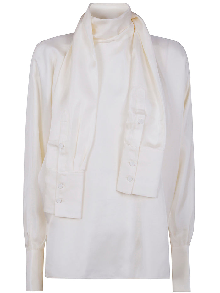 Róhe Foulard Silk Top