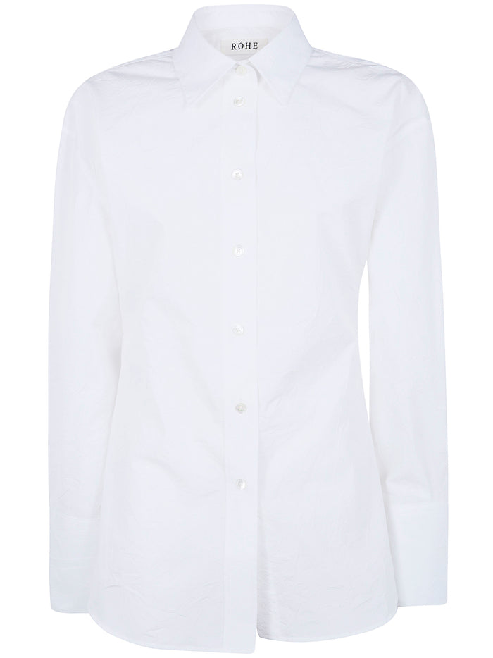 Róhe Shaped Crushed Poplin Shirt
