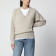 Róhe Beige Mélange Woolblend Sweater