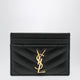 Saint Laurent Black Cassandre Cardholder