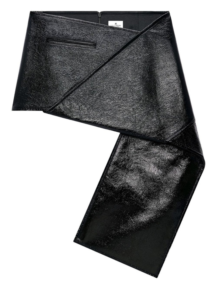 Courregès Vinyl Mini Skirt