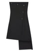 Courregès Strapless Mini Dress With Button Closure