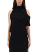 Courregès Black Cotton T-Shirt