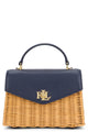 Lauren Ralph Lauren Bag Bauletto Farrah In Woven Rattan