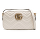 Gucci Ivory Leather Small Marmont Crossbody Bag