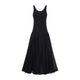 Co Black Cotton Crinoline Double Layer Dress