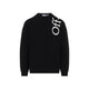 Off-White Black Vertical Bookish Knit Crewneck