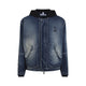 Off-White Blue Cherry Fleece Cotton Jacket