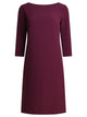 Semper Bordeaux Elastane Dress