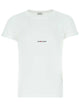 Saint Laurent White Cotton T-Shirt