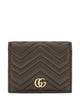 Gucci Small Gg Marmont Chevron-Quilted Wallet