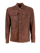 Barba Napoli Beard Brown Jacket With Buttons And Double Pocket