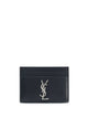 Saint Laurent Smooth Leather Cassandre Card Holder