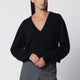Extreme Cashmere Ben Navy Cashmere V-Neck Sweater