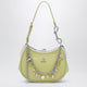 Vivienne Westwood Charm Bag In Lime Croceffect Patent Leather