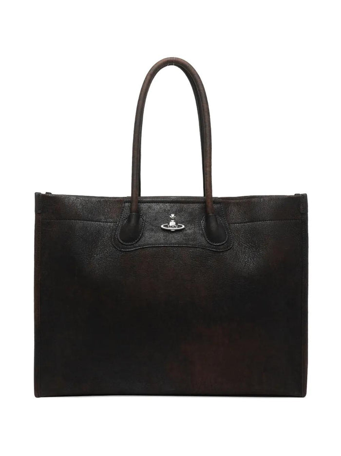 Vivienne Westwood Brown Lamb Handbag