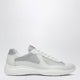 Prada White/Silver America's Cup Trainers