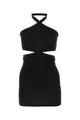 T By Alexander Wang Black Viscose Knit Mini Dress