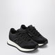 Moncler Pacey2 Sneakers In Black Suede And Nubuck