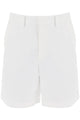 Valentino Garavani White Wool Blend Bermuda Shorts