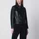 Salvatore Santoro Black Cropped Leather Jacket