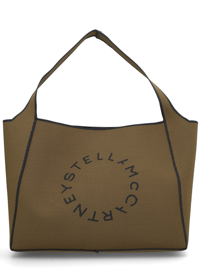 Stella Mccartney Brown Polyester Handbag