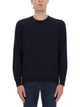 Boss Blue Virgin Wool Sweater