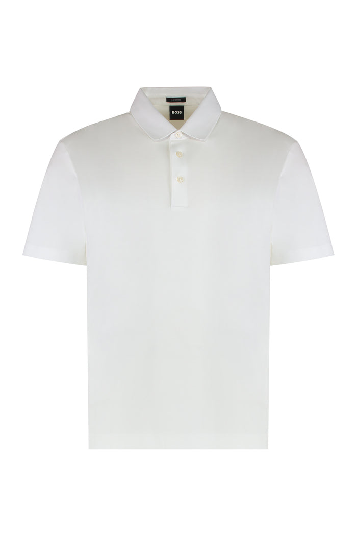Boss Short-Sleeved Cotton Polo