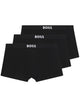 Hugo Boss Black Cotton Elastane Trunk Briefs