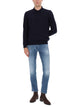 Boss Blue Cotton-Blend Jeans