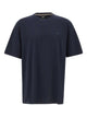 Hugo Boss Blue Cotton T-Shirts