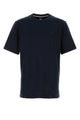 Boss Navy Blue Cotton T-Shirt