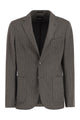 Boss Slim-Fit Blazer In Stretch Striped Flannel