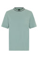 Boss Pastel Green T-Shirt In Soft Cotton