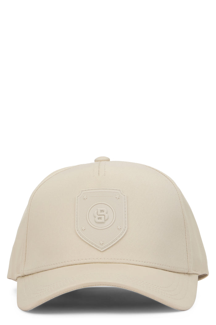 Boss Light Beige Cap With Adjustable Curved Visor