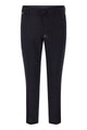 Boss Linen Blend Chino Trousers With Drawstring In Modern Regular Fit