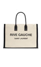 Saint Laurent Rive Gauche Canvas Tote Bag