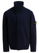 Stone Island Kids Blue Wool Cashmere Blend Knitwear