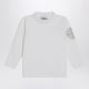 Stone Island White Blouse In Cotton Muslin