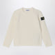 Stone Island Beige Wool-Blend Sweater